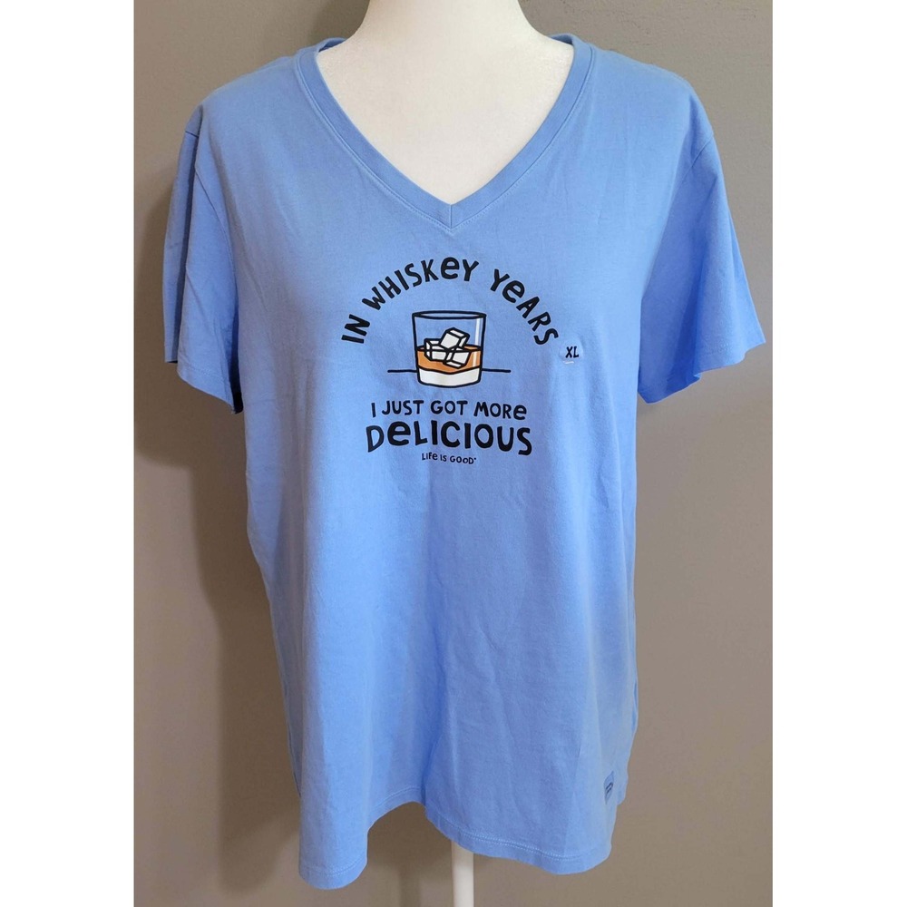Life Is Good Whiskey Years Tshirt